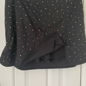 Black Bedazzled Skort